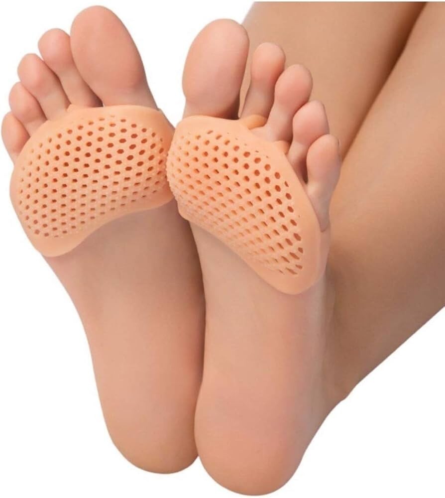 2 Pair Silicone Gel Metatarsal Pads for Women Men Pain Relief Foot Cushion Gift