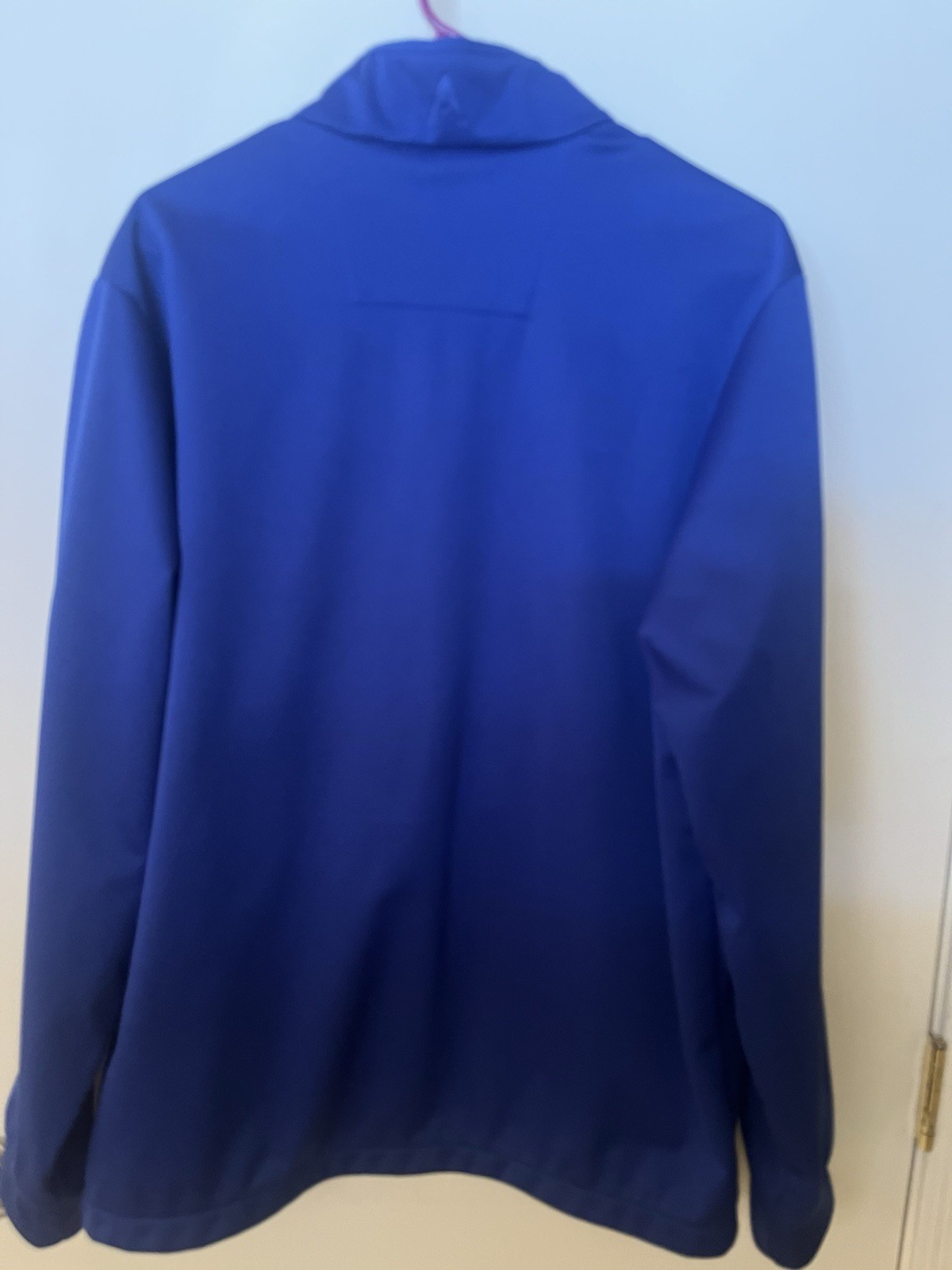 Antigua Blue with Black Fleece Lining Full Zip Jacket Size L