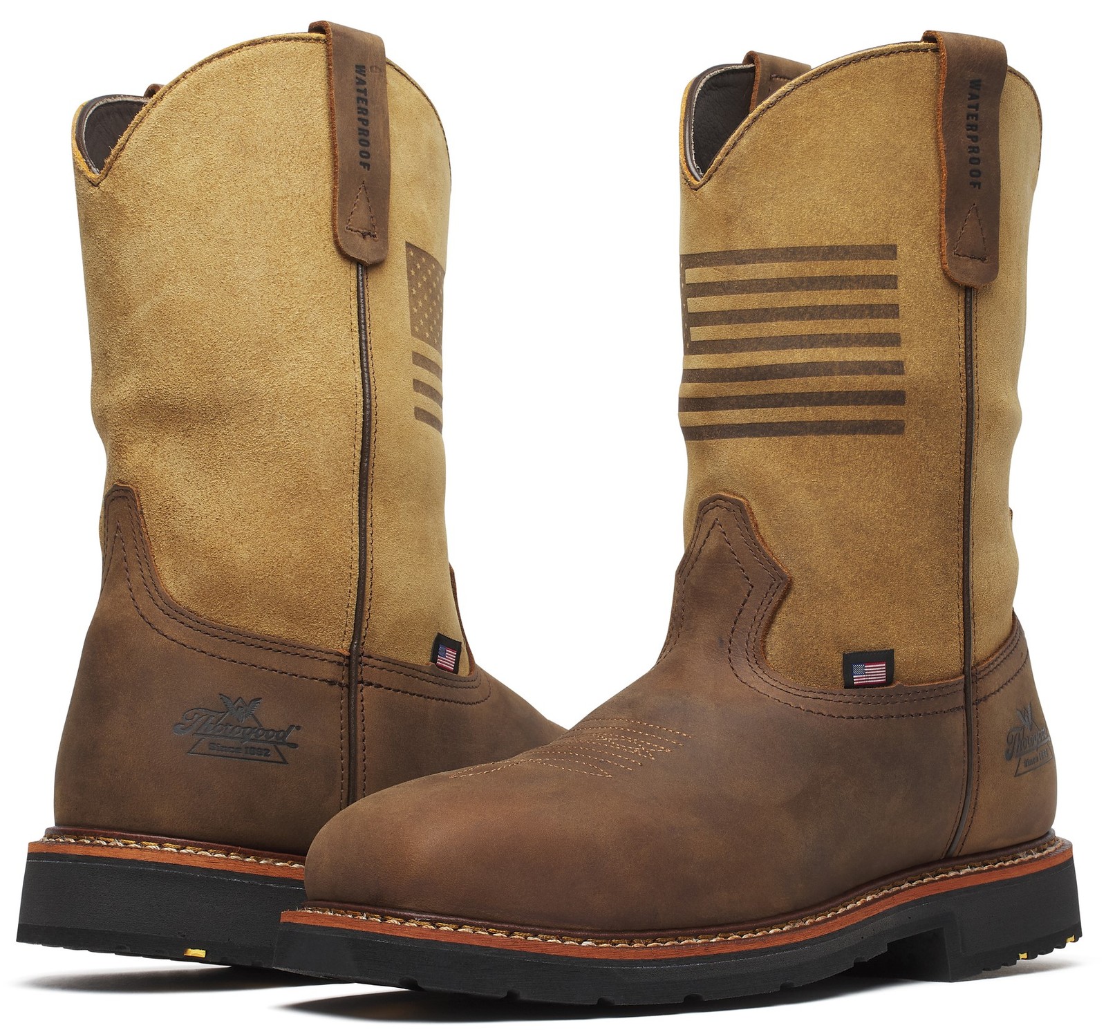 Thorogood Men’s 11″ Made in USA Composite Toe Waterproof Wellingtons 804-4338