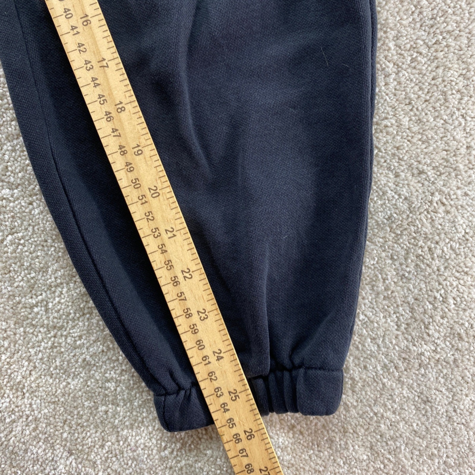 Puma Sweatpants Mens Medium Joggers Black Elastic Waist Drawstring Pockets