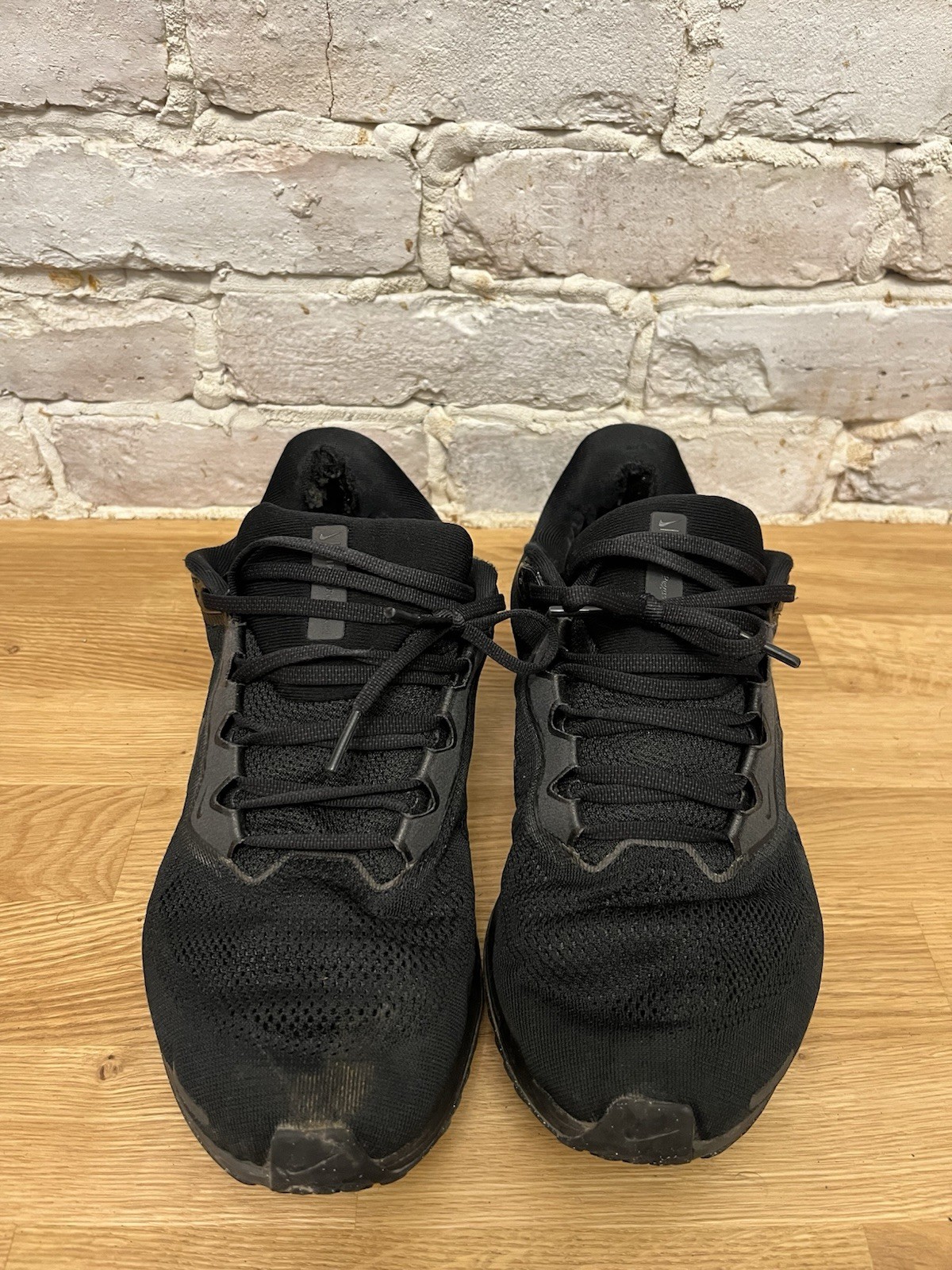 Nike Air Zoom Pegasus 41 ‘Triple Black’ Athletic Sneakers Men’s Size 9.5 Trashed