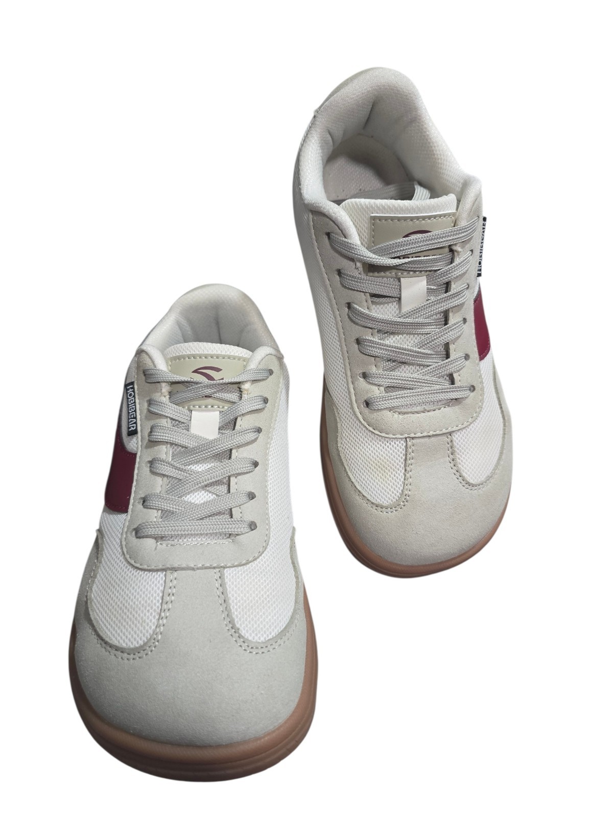 HOBIBEAR Barefoot Size 38 Walking Sneakers Wide Toe Box Zero Drop Shoes Women