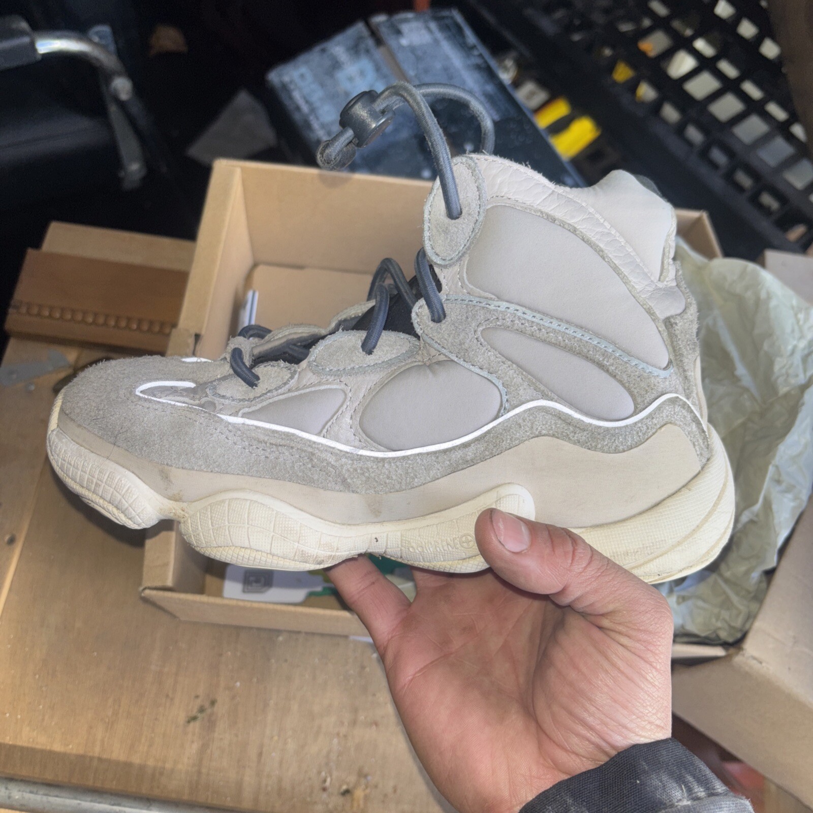 Size 6 – adidas Yeezy 500 High Mist Stone