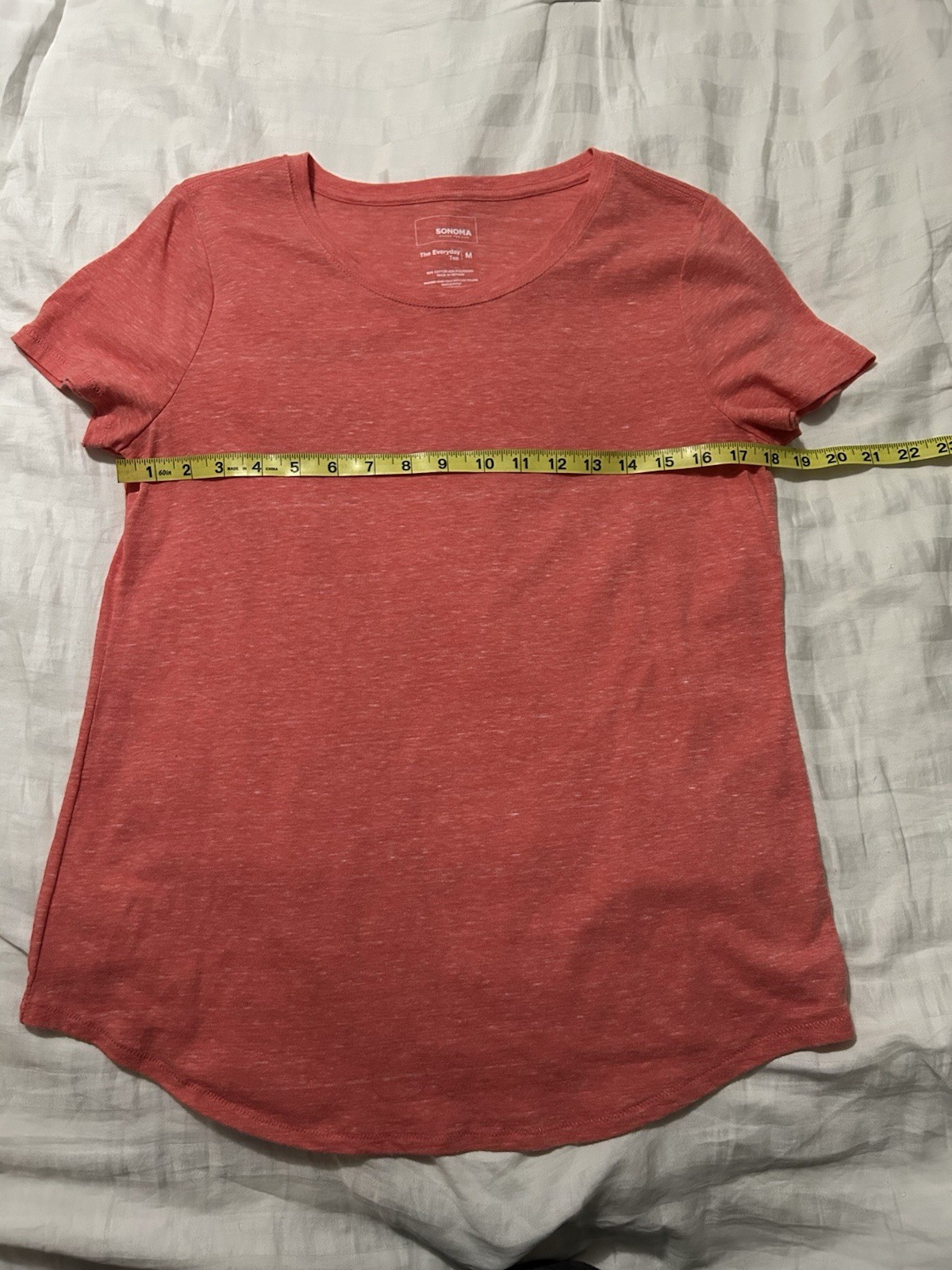 Sonoma Women’s T-shirt Lot Of 4 Size Medium Gray Olive Coral GUC