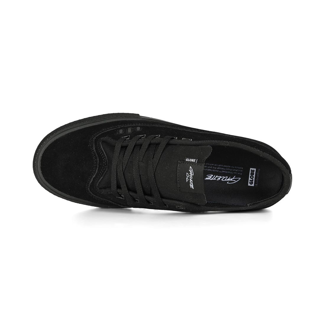 Globe Gillette Skate Shoes – Black/Suede/Black