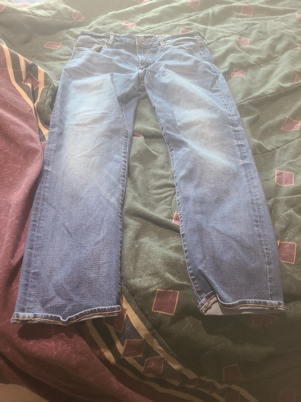 American Eagle Jeans Mens 36×30 Original Straight Next Level Flex Stretch Denim