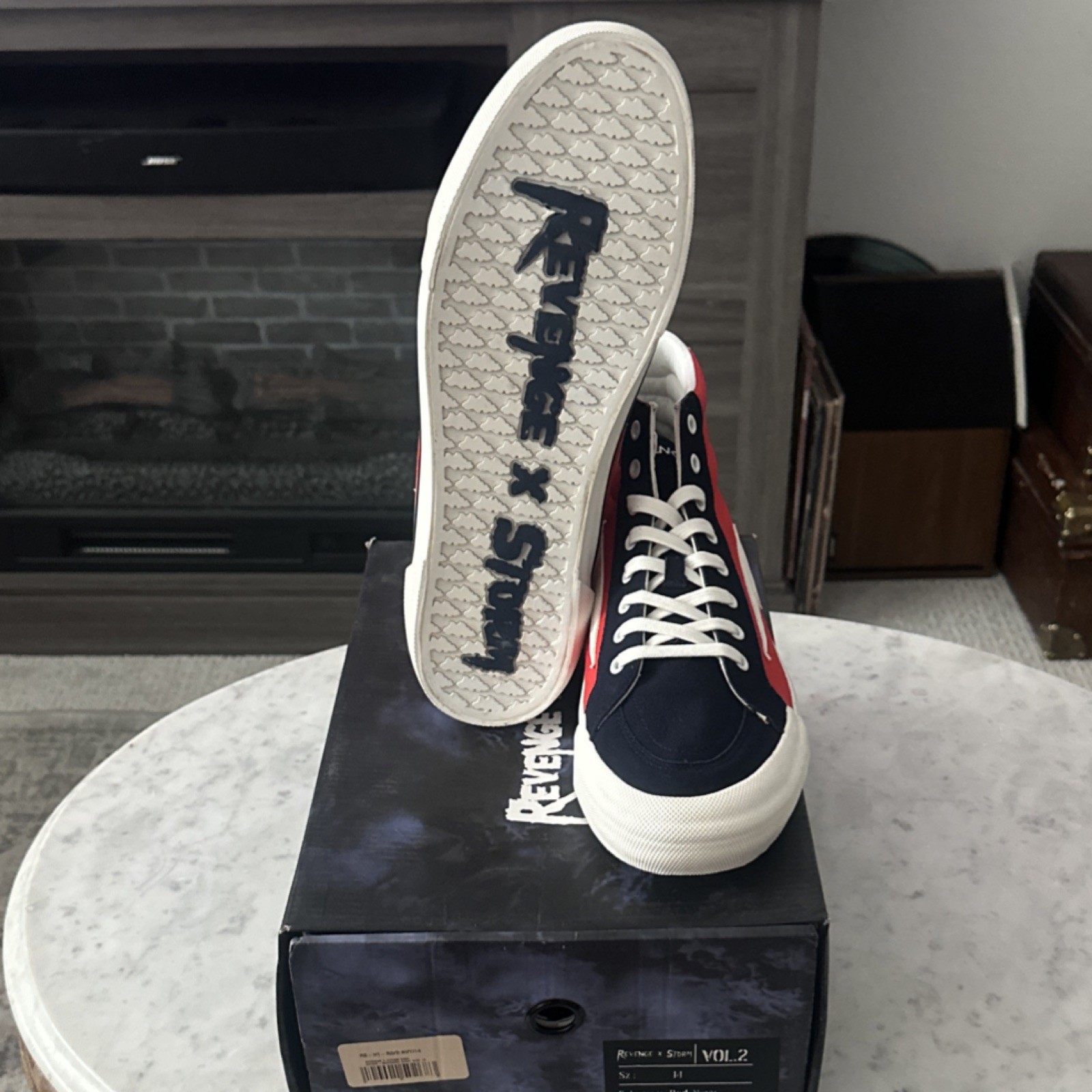 Revenge x Storm Vol. 2 Red Navy Unisex SZ 14 (Damaged Box MSRP:$200)