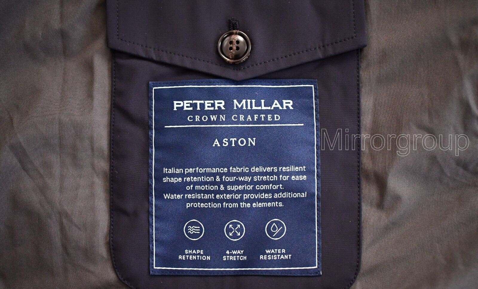 $1195🆕PETER MILLAR Navy ASTON QUILTED Hooded 4Way Stretch Blazer Jacket XXL/2XL