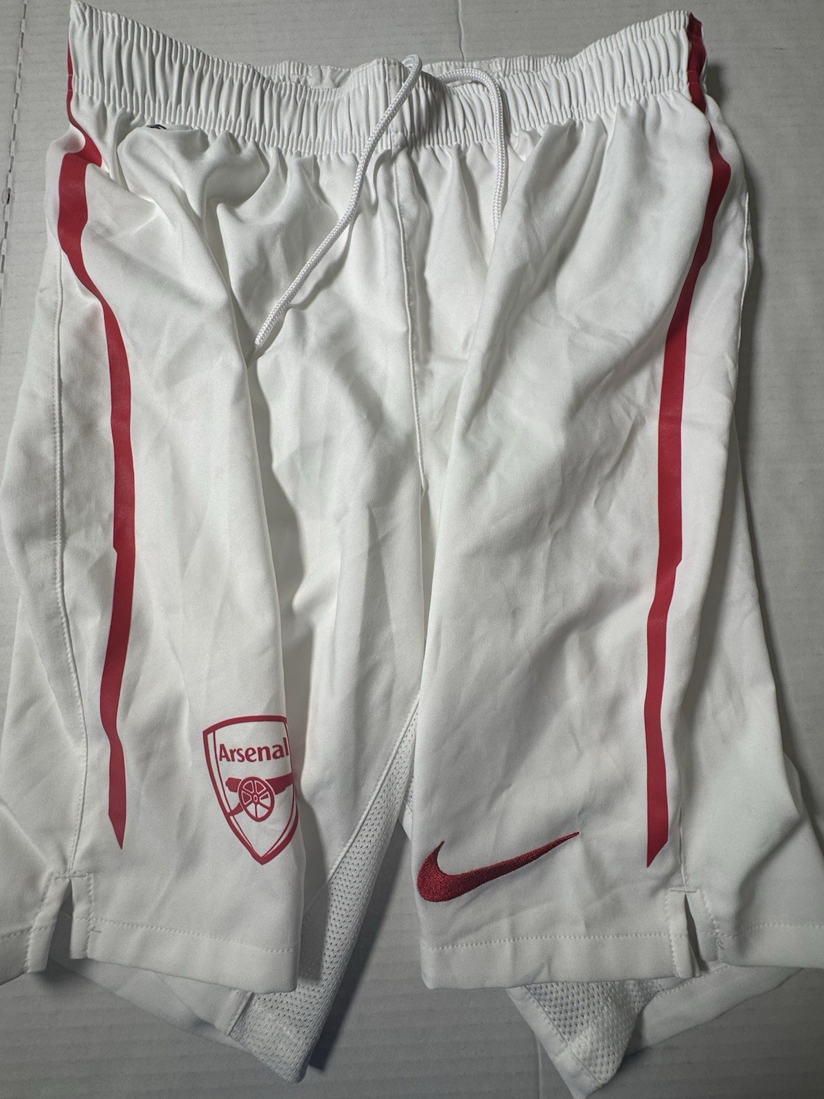 Pre Owned Excellent Nike Dri Fit Arsenal FC Shorts Embroidered Men Size Medium