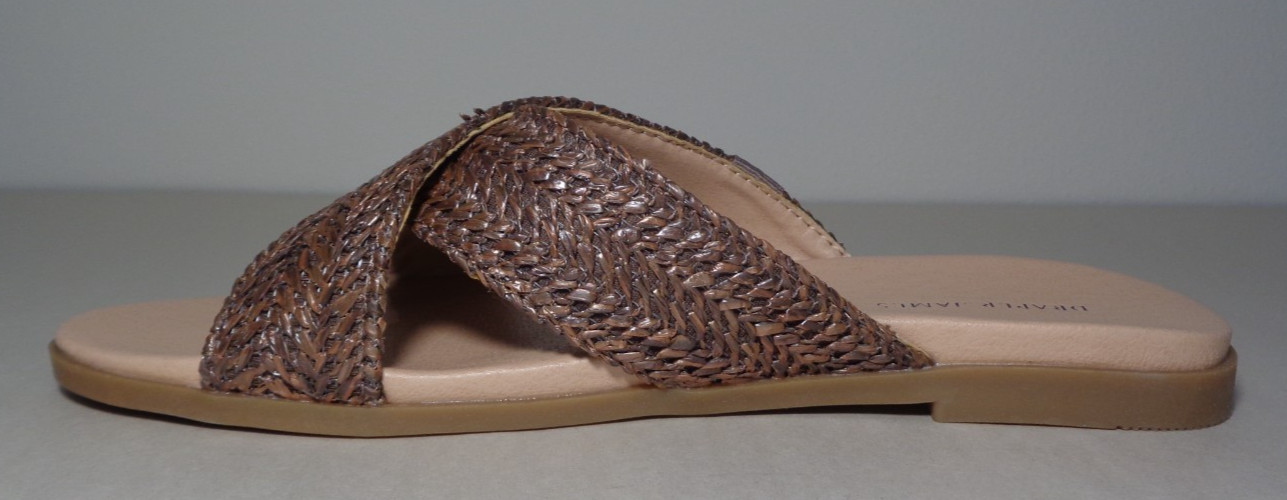 Draper Size 9 M / ALEX / Brown / Raffia Woven Sandals / New Women’s Shoes