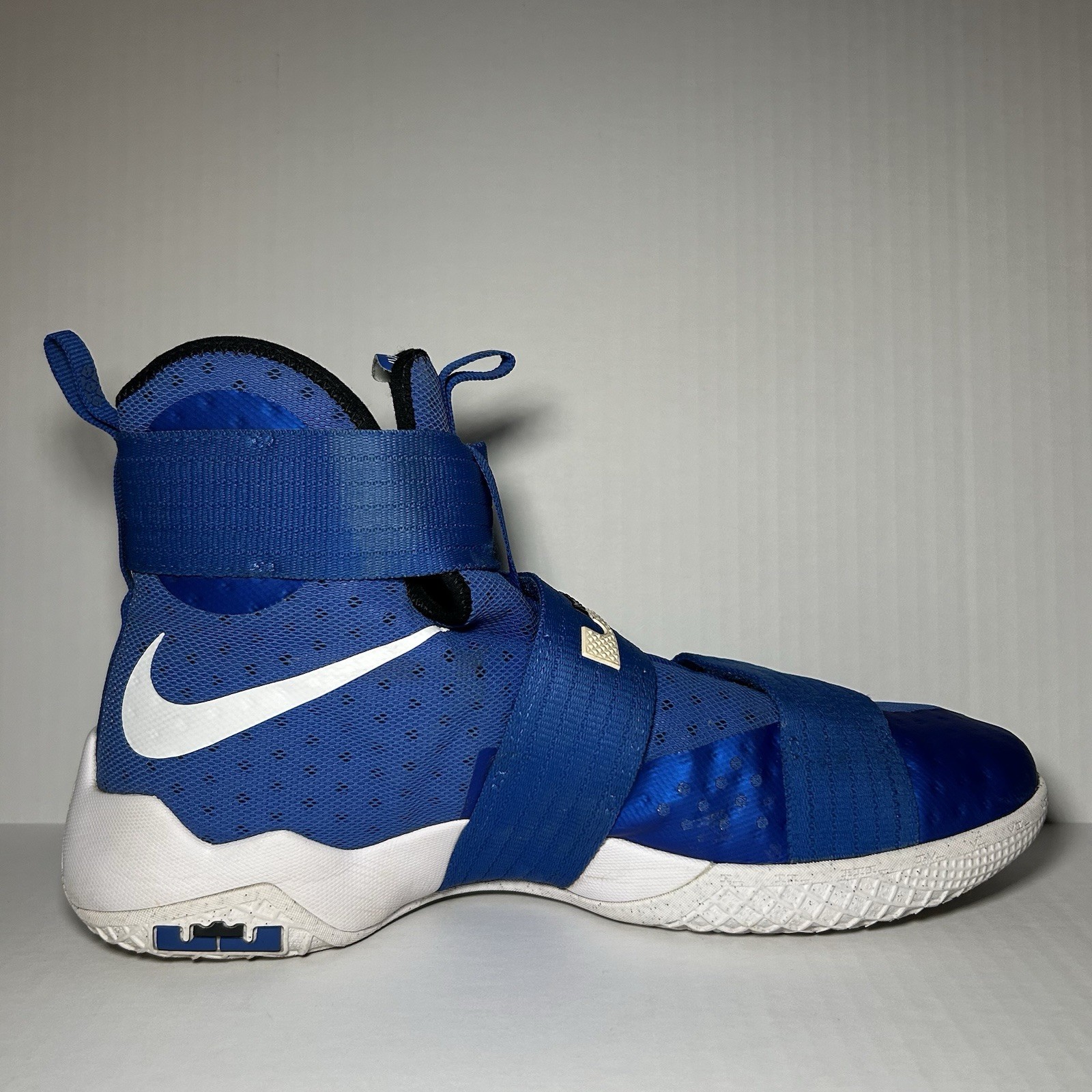 Nike LeBron Soldier 10 X Game Royal Blue White Men’s Size 14 844974-410