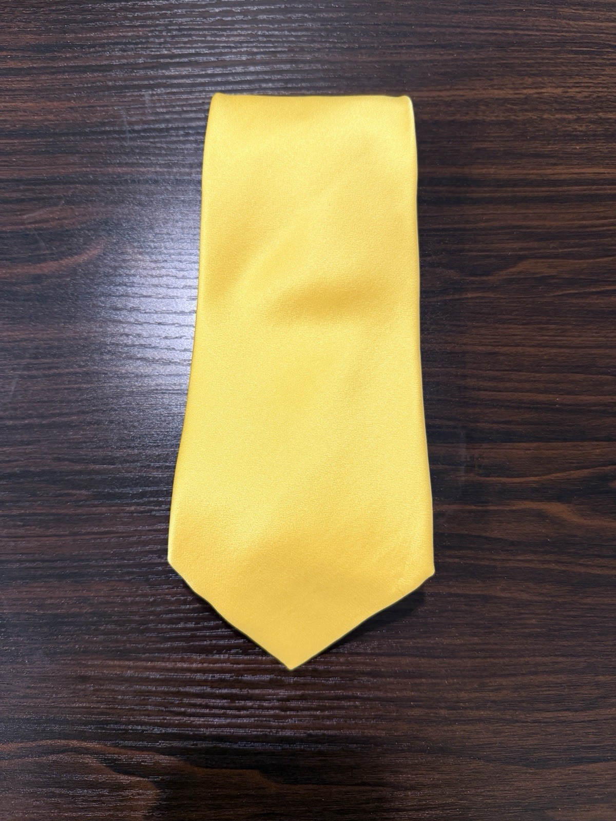 Brioni Men’s Yellow Solid Silk Tie Necktie