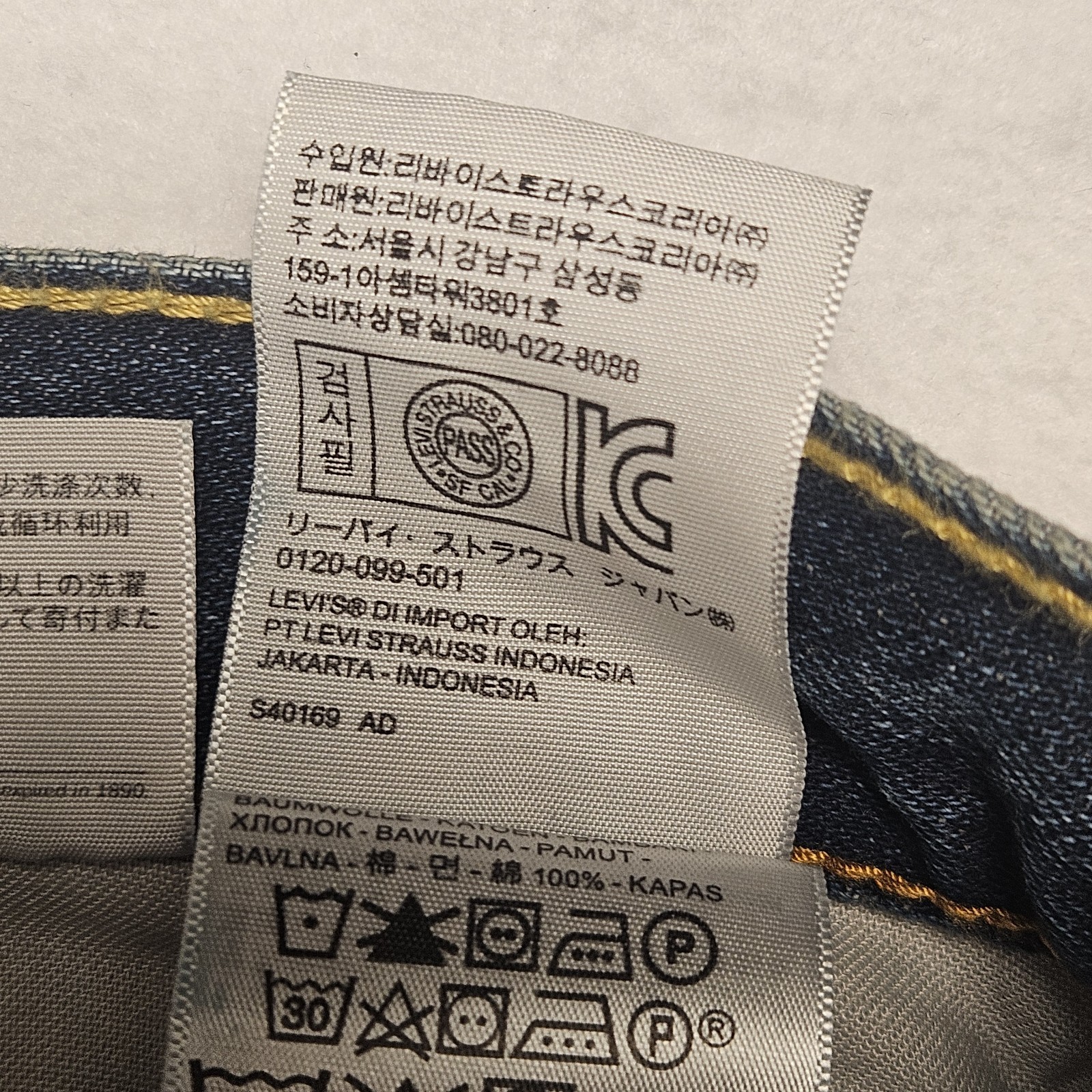 Levi’s 505 Regular Fit Jeans Men 30×34 Dark Stonewash NWT Straight Leg Pants
