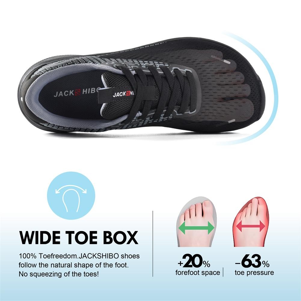 Athletic Wide-Toe Box Shoes Arch Support Mens Wide Width Sneakers for Running