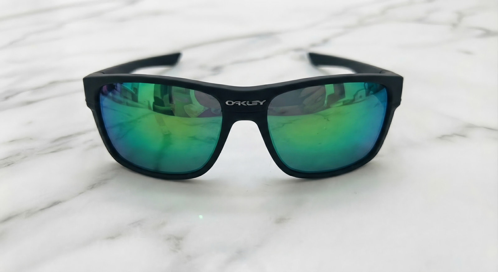 Oakley TwoFace Black Green Sunglasses