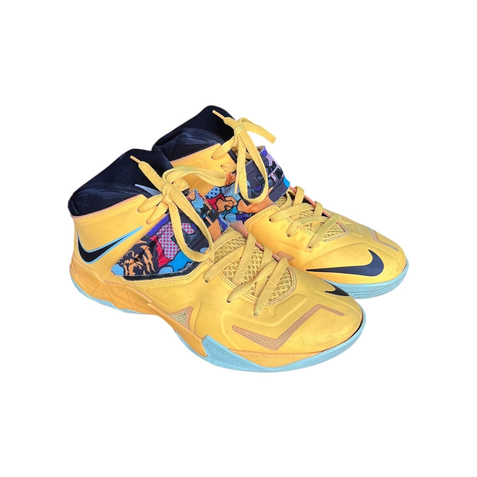 Lebron James Soldier 7 Popart Basketball Sneakers 2013 Nike Men’s Size 8.5