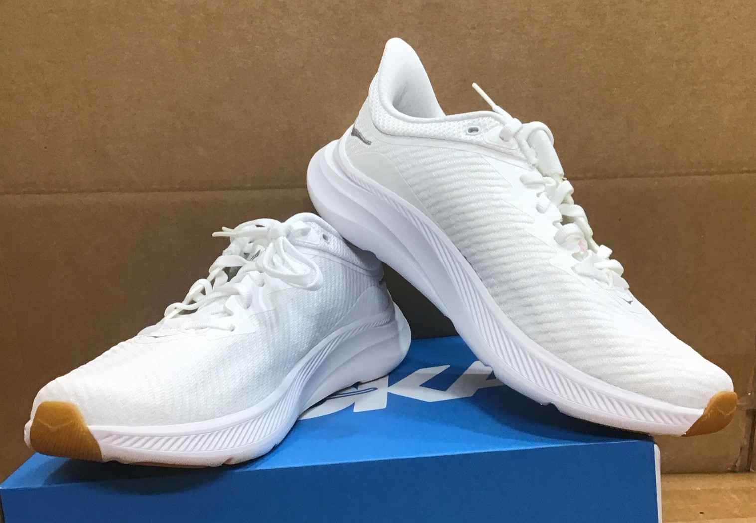 Hoka One One Solimar 1123074 WWH White Running Shoes Mens