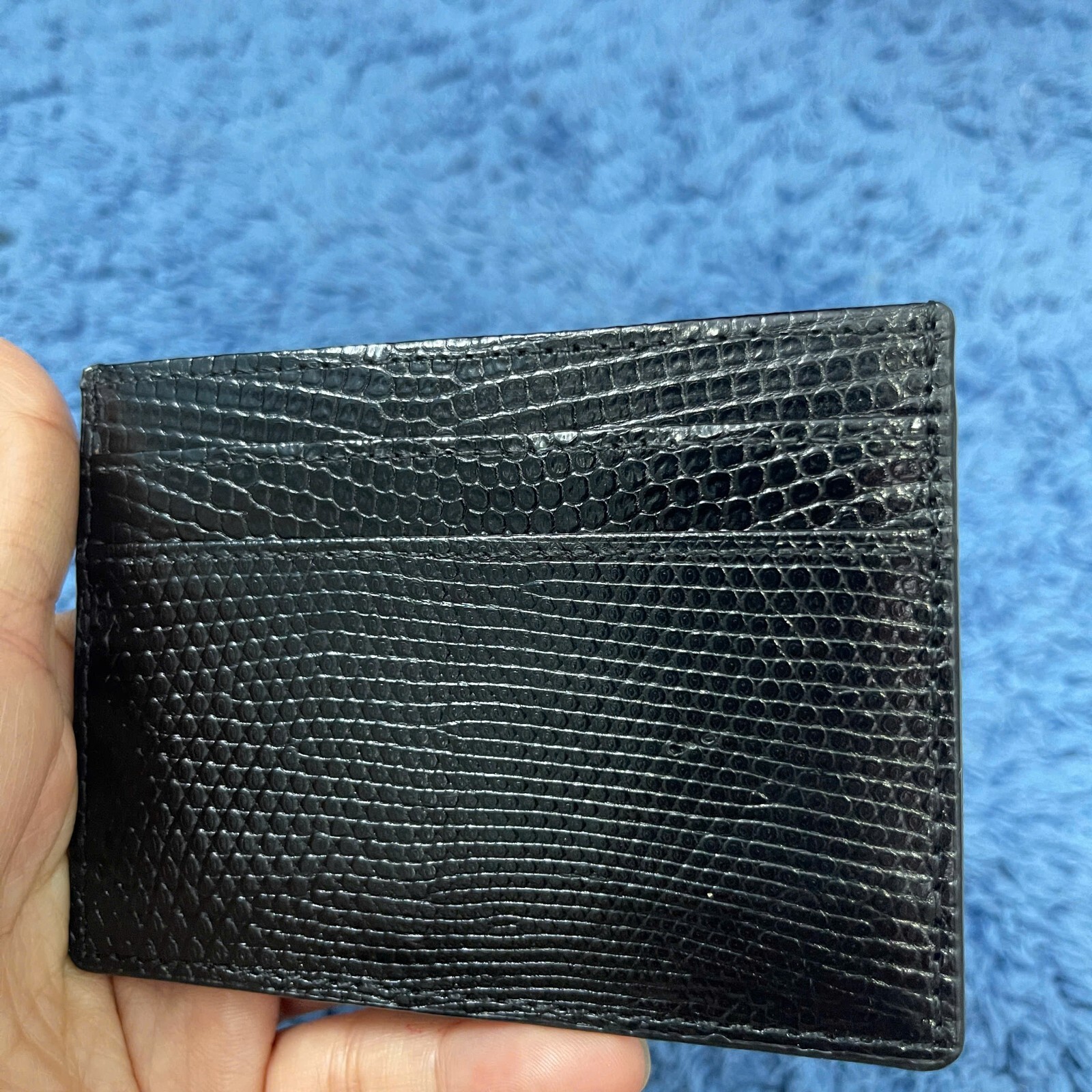 GENUINE Lizard LEATHER SKIN CREDIT CARD HOLDER/ WALLET CARD HOLDER FOR MEN