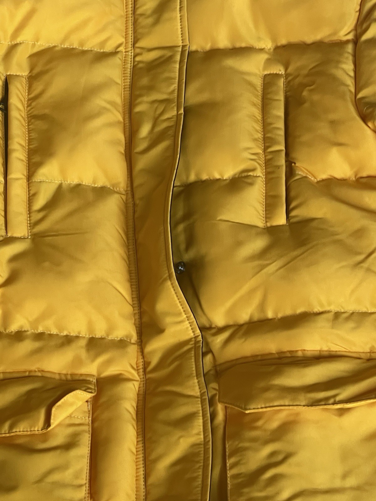 Northern Expedition Classic Model Yellow Parka Jacket Men’s Medium Hooded Coat