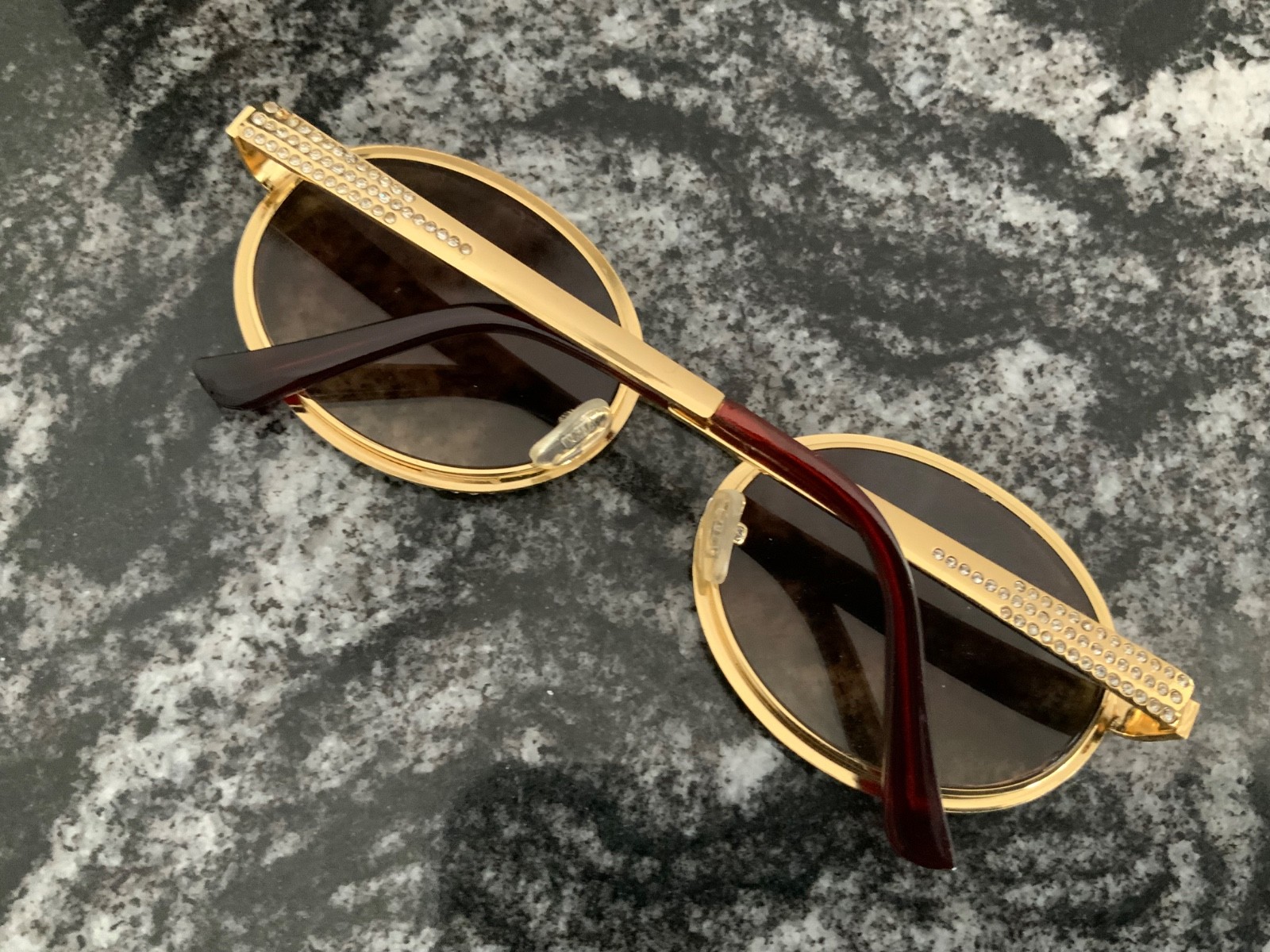 9FIVE 24k Gold Sunglasses CR-39 with box and original sales order w/small flaw