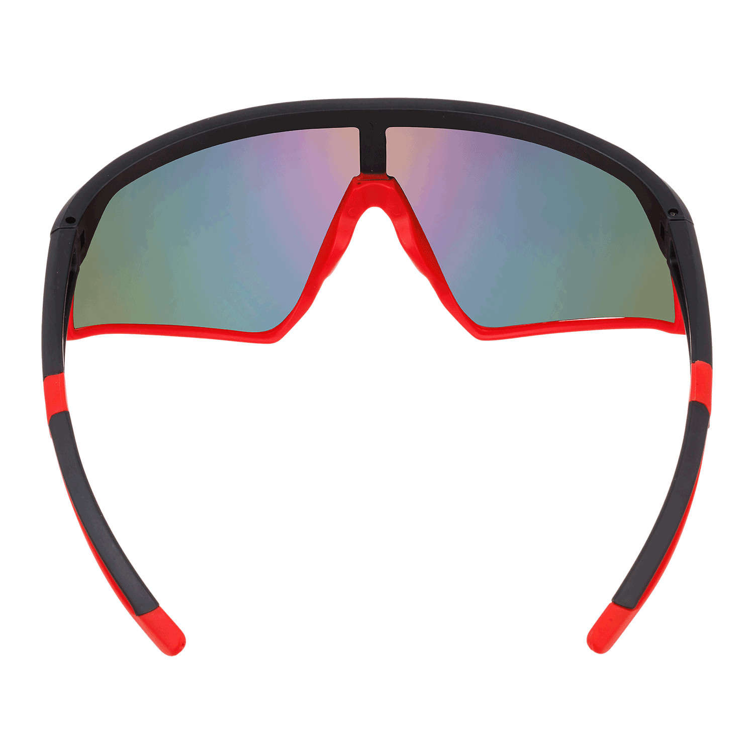 Oversized One Piece Lens Sports Shield Baseball Cycling Sunglasses Mirror