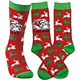 Primitives by Kathy Believe One Size Fits Most Cotton Nylon Spandex-Socks