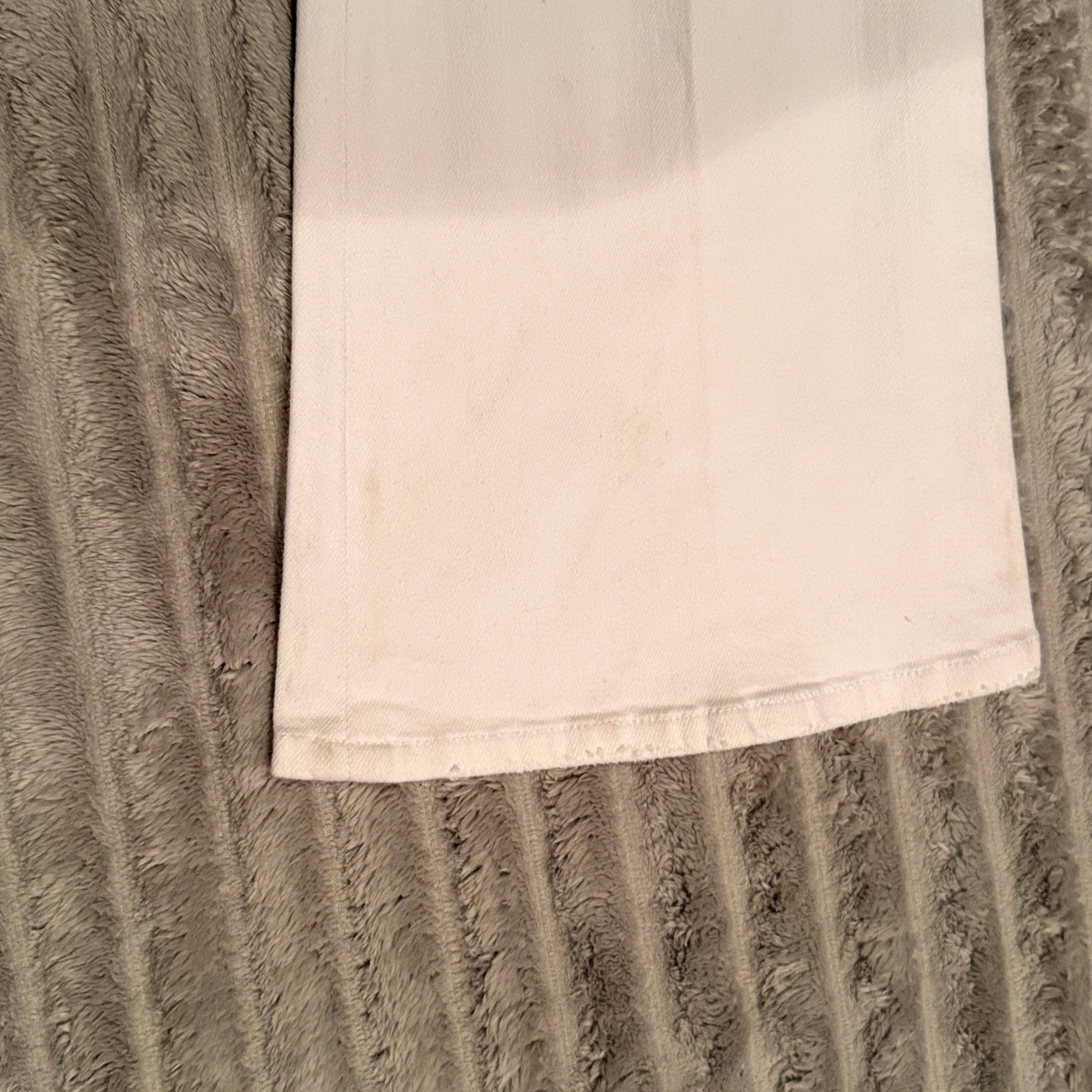 Dear John Rosie Mid Rise Flared Jeans 26 White Distressed Flare Stretch NWT