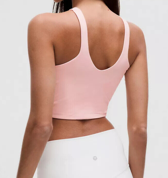 NWT Lululemon Bend This V & Racer Bra-Strawberry Milkshake XXS/XS, S/M, L/XL HOT