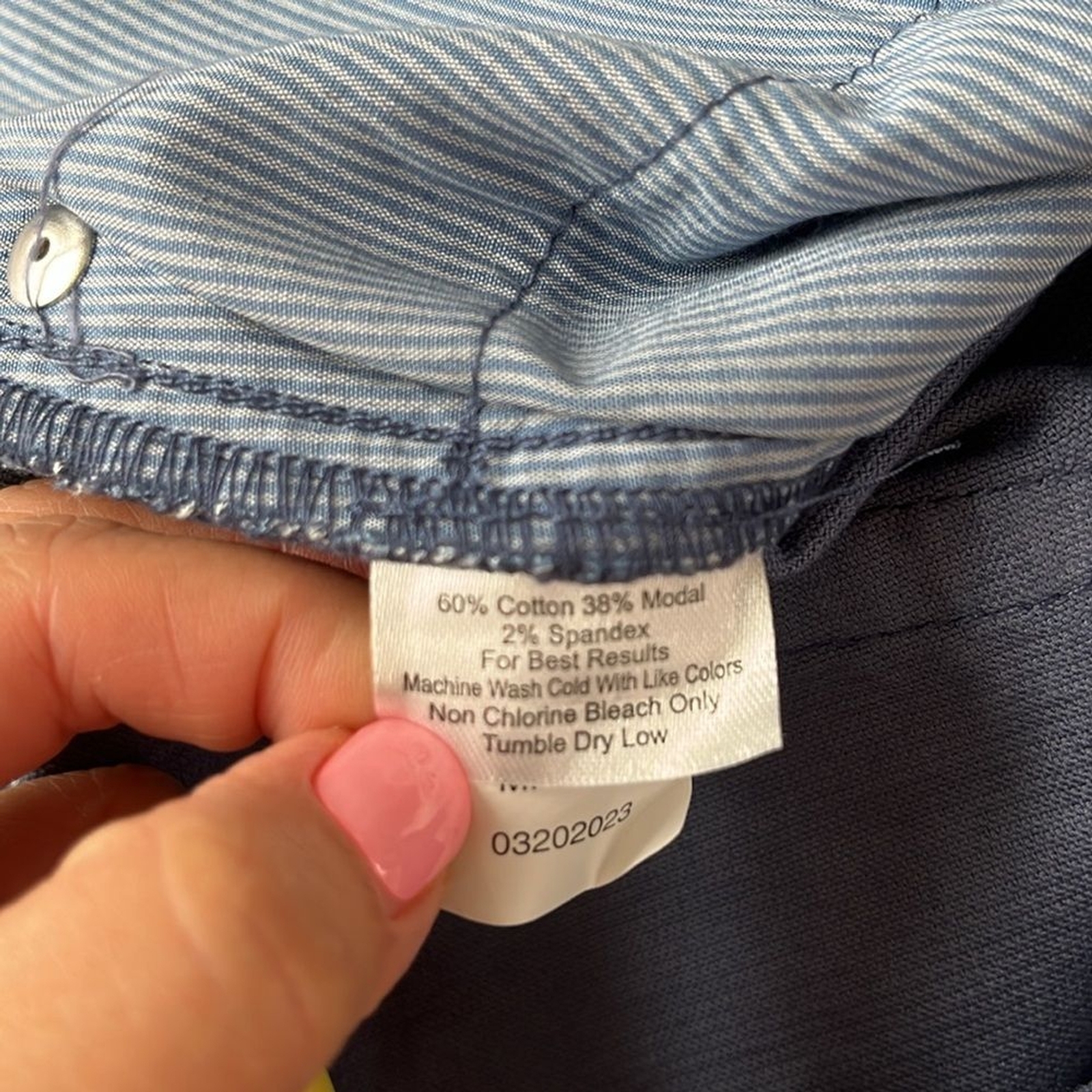 NWT Peter Millar Superior Soft Corduroy Five-Pocket Pant Blue Size 38