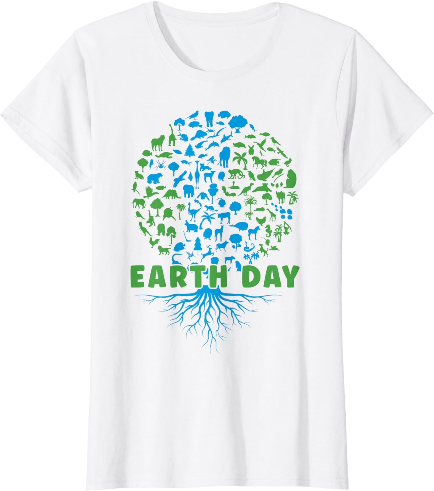 Earth Day 2024 Cute Love Your Home And Planet Ladies’ Crewneck T-Shirt