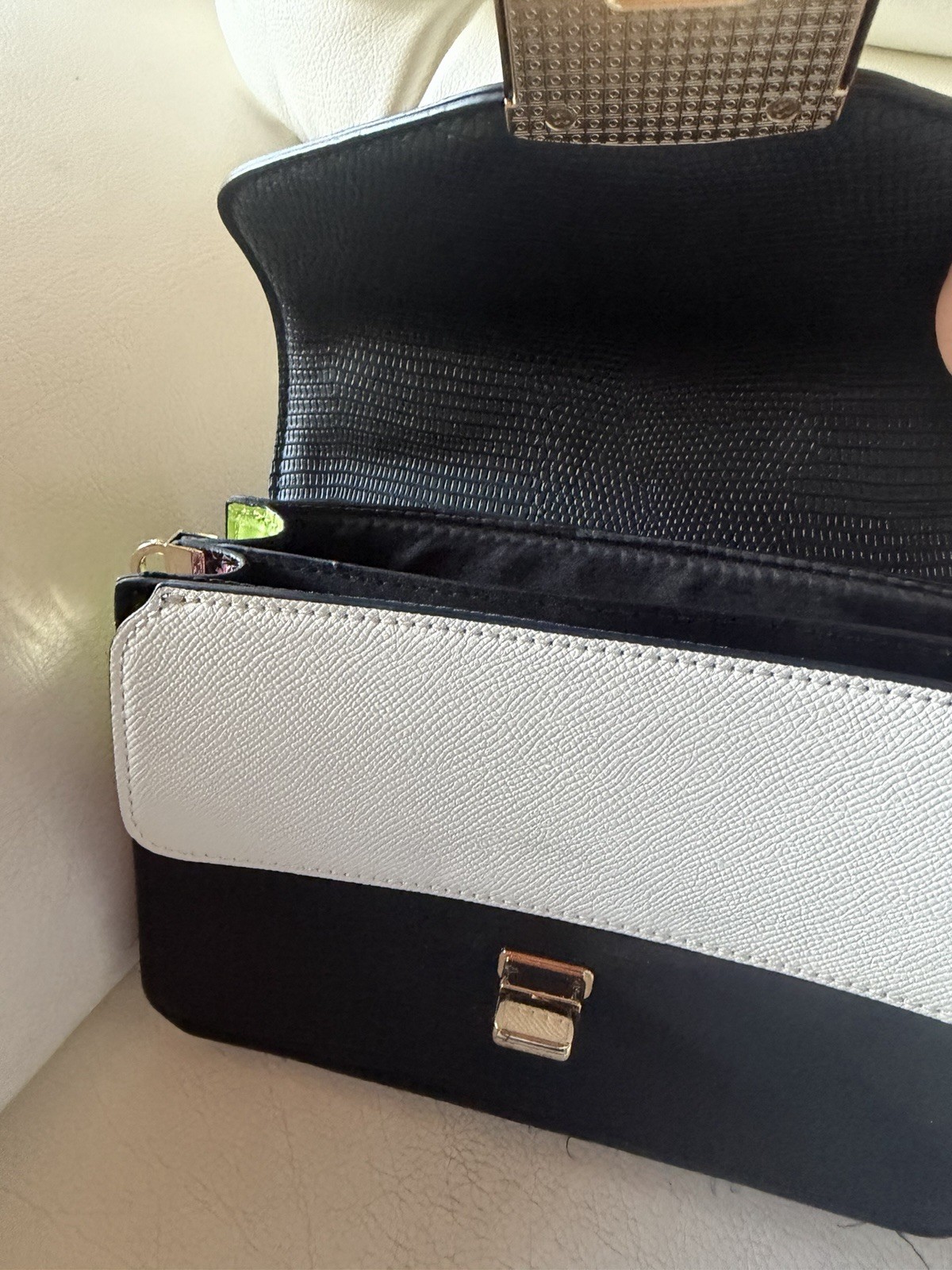 Handbag Small Snake Print Black Multi-Color Statement Purse Elegant & Chic- ALDO