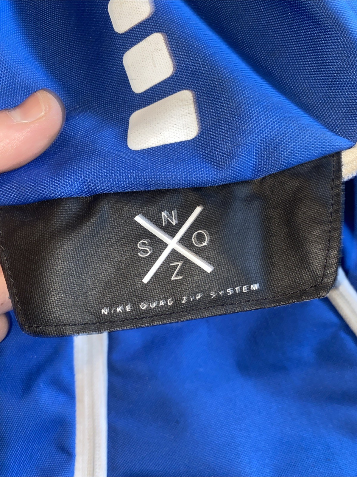 Nike Elite Max Air Backpack Blue Quad Zip System Basketball