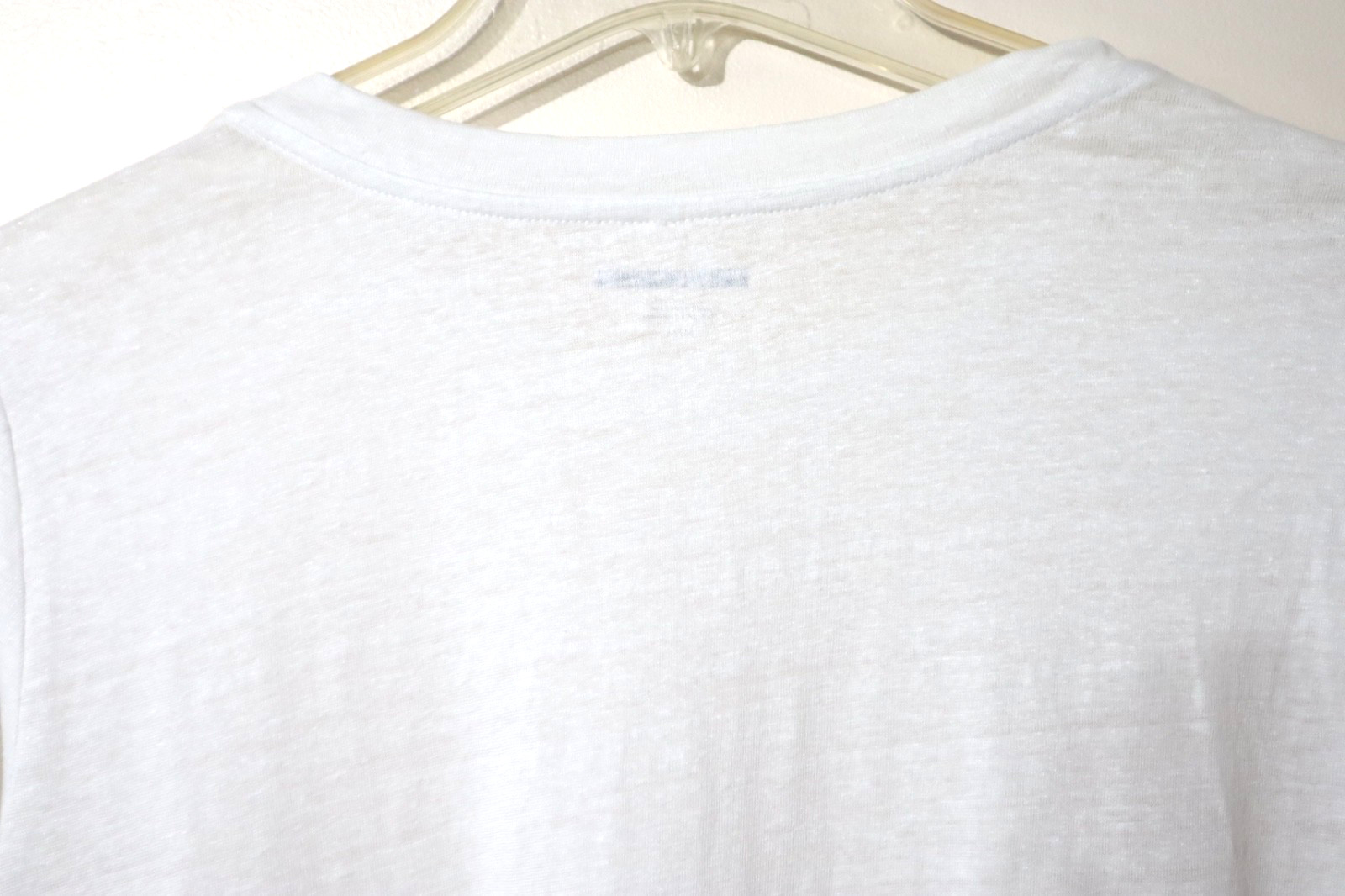Eileen Fisher Womens $128 Organic Linen Jersey Crew-Neck Long-Sleeve Tee size PP
