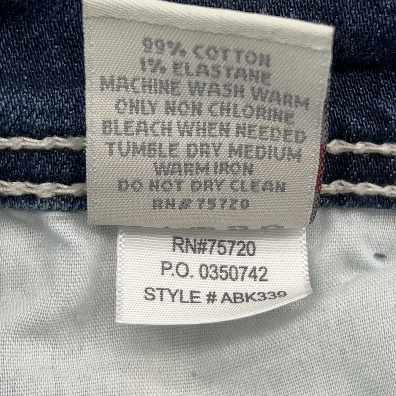 BKE Denim Payton Jeans Womens 31R Bootcut Stretch Medium Wash Distressed