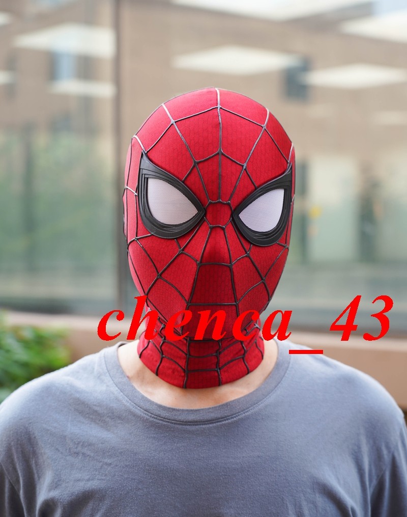 Handmade Brand New Day Mask Faceshell Eyes Spider-Man 4 Holland Cosplay Headgear