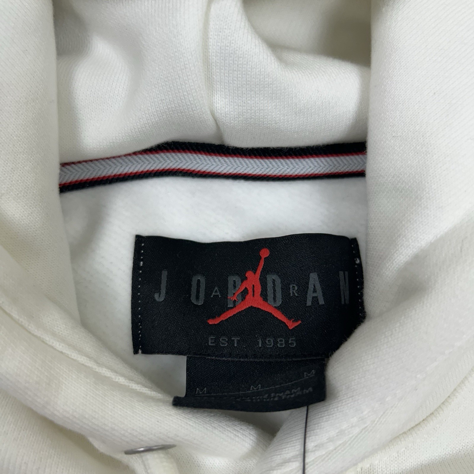 Nike Air Jordan Howard University Pullover Hoodie Mens Medium HJ5908 White $105