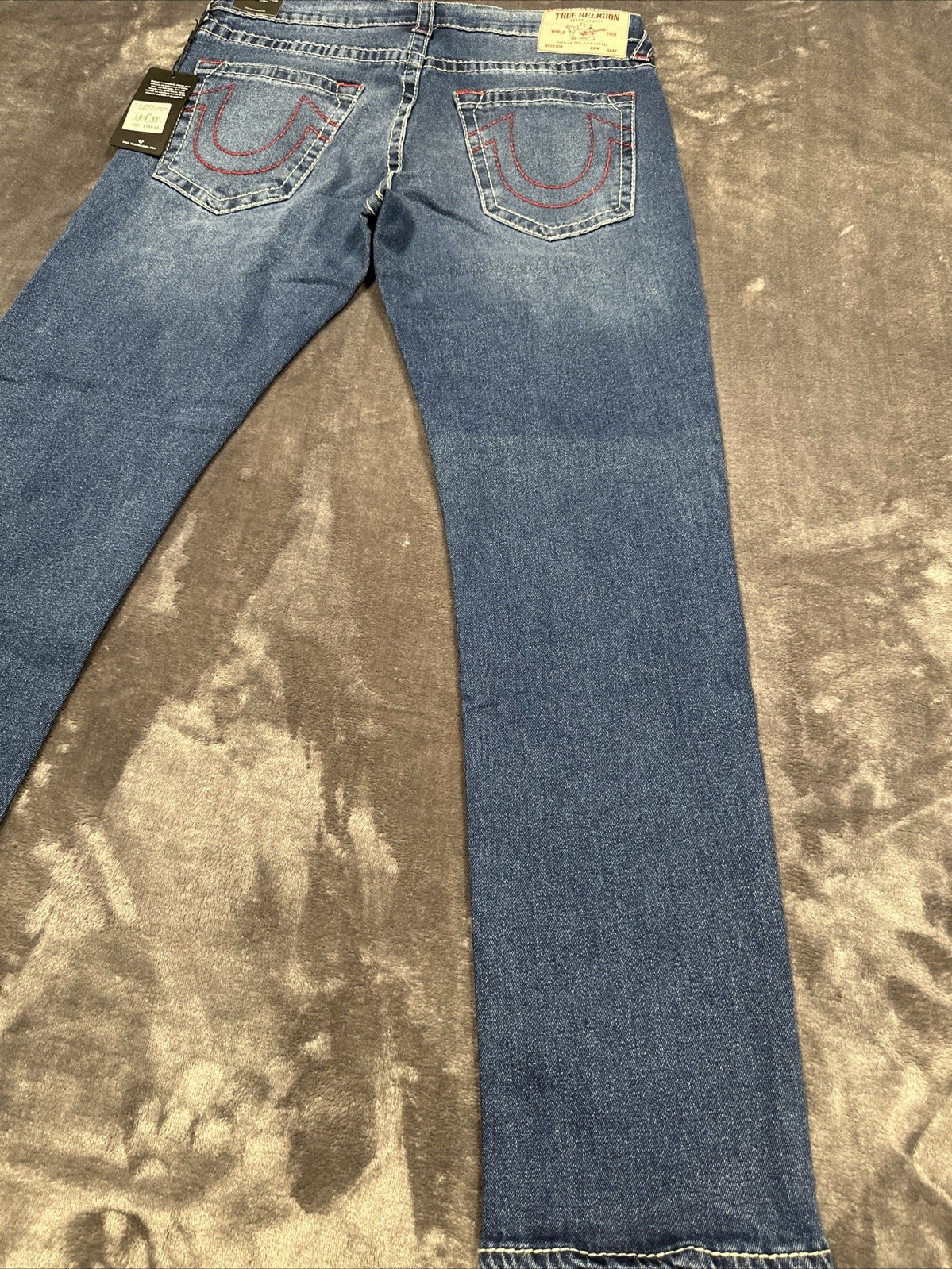 True Religion Geno Big T ”Medium Rustic Barn Wash” 32×32 Relaxed Slim #700600