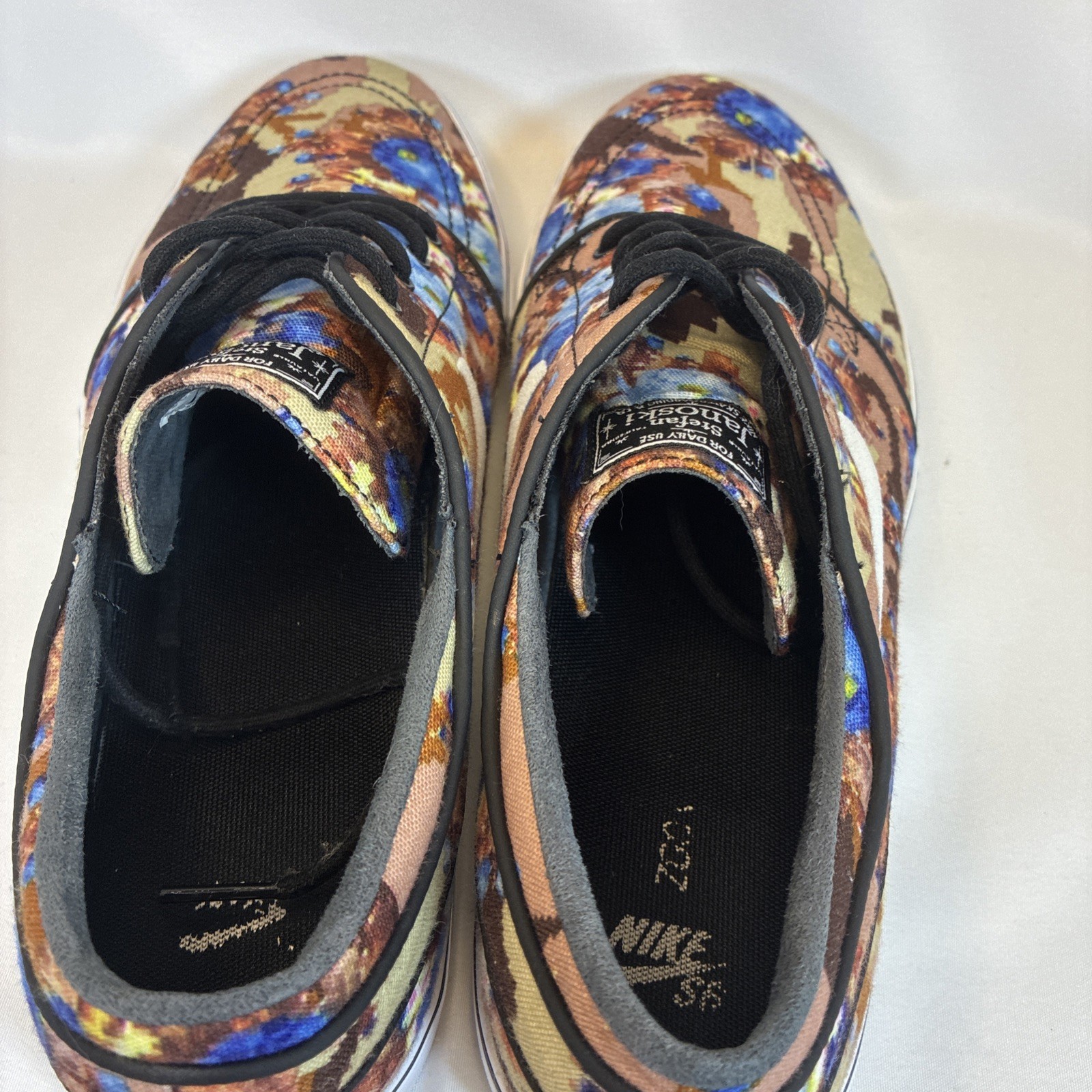 Nike Zoom Stefan Janoski PR Blue Digi Floral Men’s Size 11 Camo 482972-904