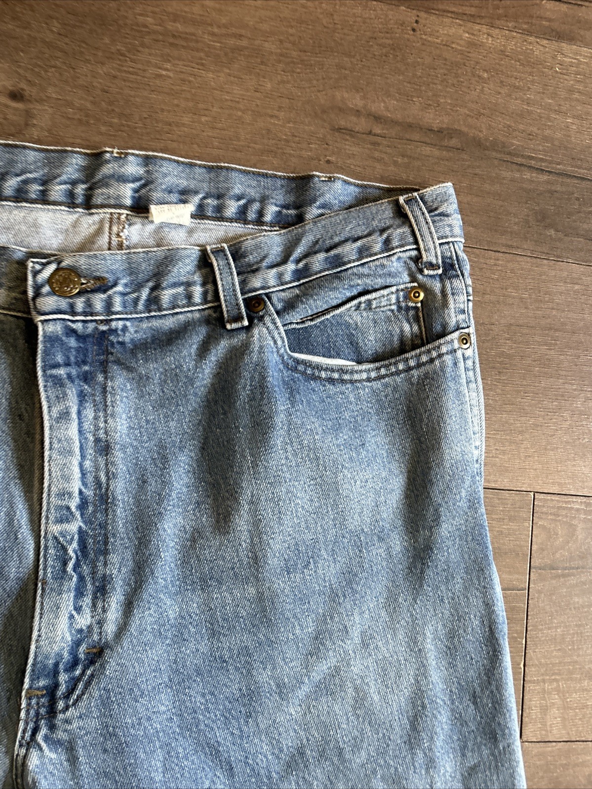 DRAGGIN JEANS Kevlar Lined 38×30 Motorcycle Biker Denim Jeans Fast Company VTG