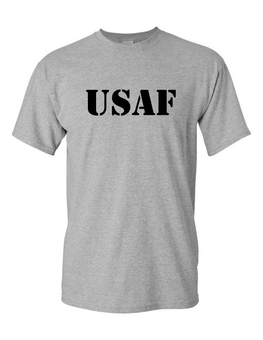 ARMY NAVY USAF Air Force USMC Marines Military Shirt US Army Dad Fathers Day Tee