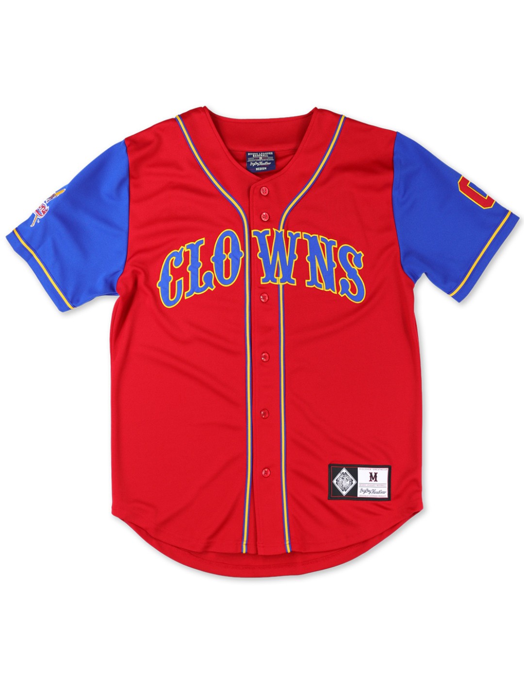 NLBM Negro Leagues M5 Baseball Jersey Indianapolis Clowns Red