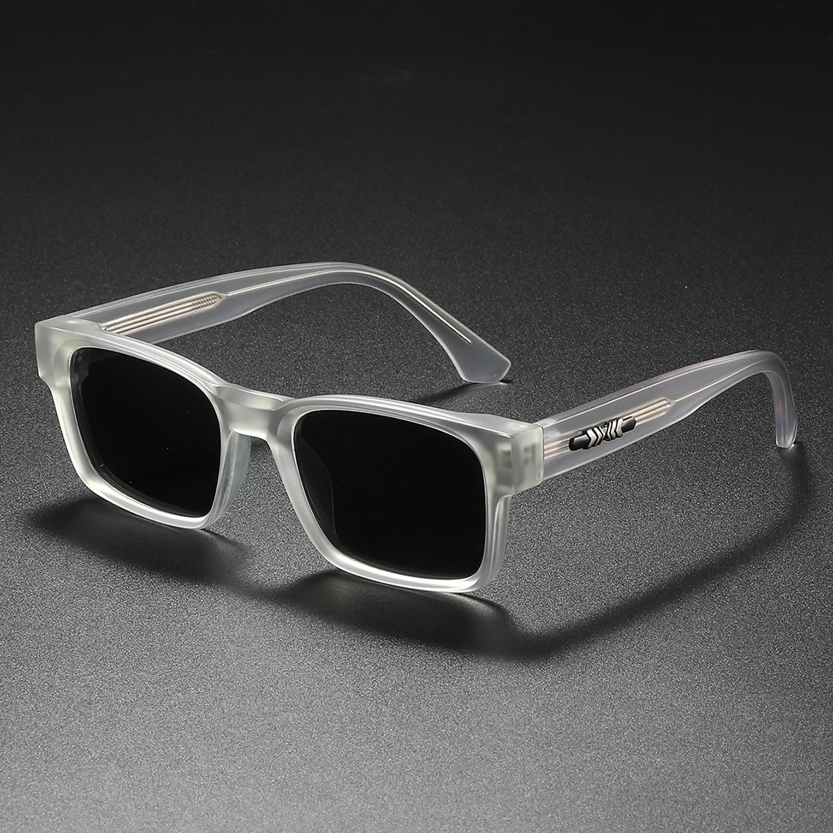 Quality Square Polarized Sunglasses Men Metal Core UV400 Unisex Sun Glasses Trav