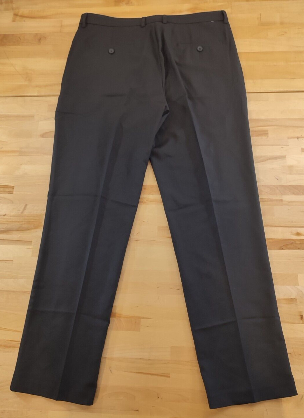 KENNETH COLE REACTION Slim Fit Techni-Cole Performance Dress Pants Black 34Wx30L