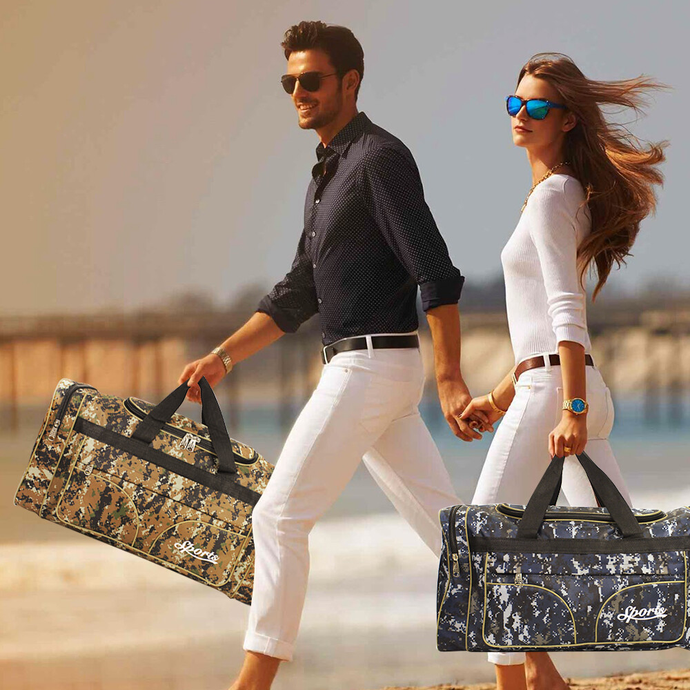 80L Waterproof Duffle Bag – Large Sport Travel Luggage Tote bag for Men & Women