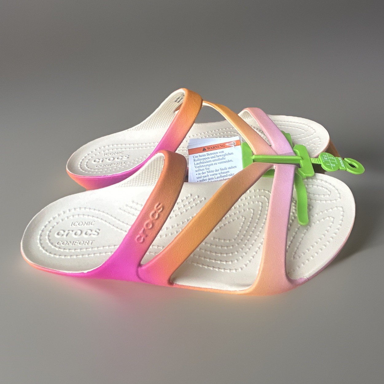 Crocs Women’s Kadee II Sandal Multicolor Ombre US 7