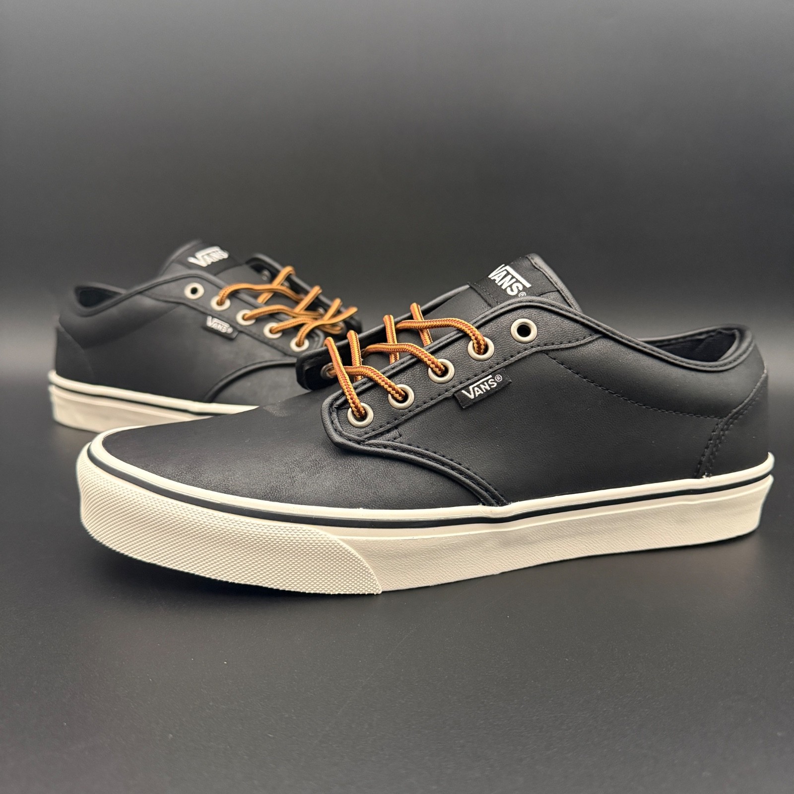 Vans Men’s Atwood Black/Marshmallow Skate MEN Shoes VN0A327L68X