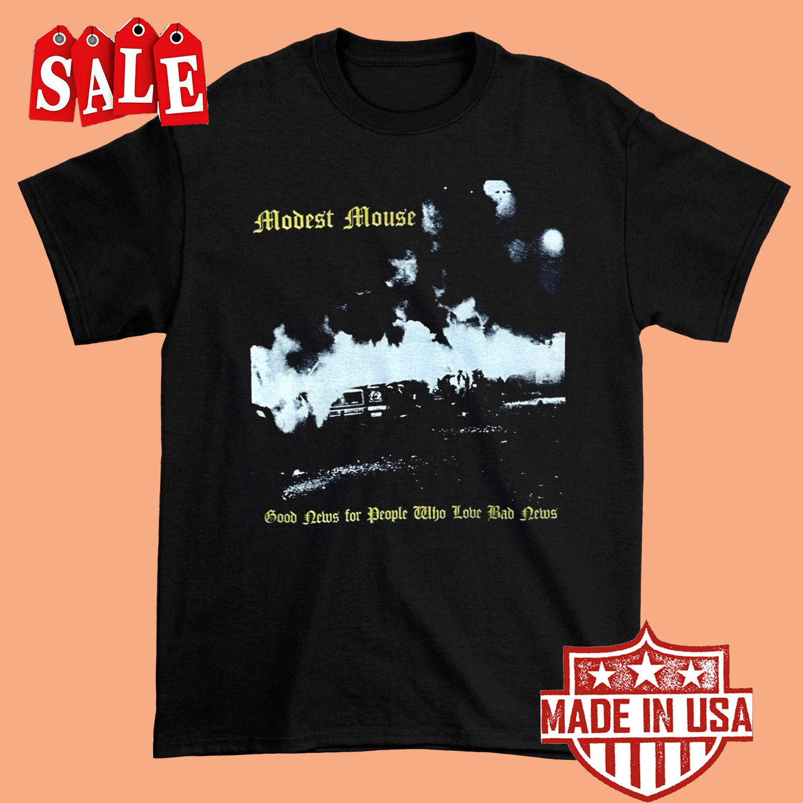 Modest Mouse Shirt good news for people who love bad news All size BJ3689