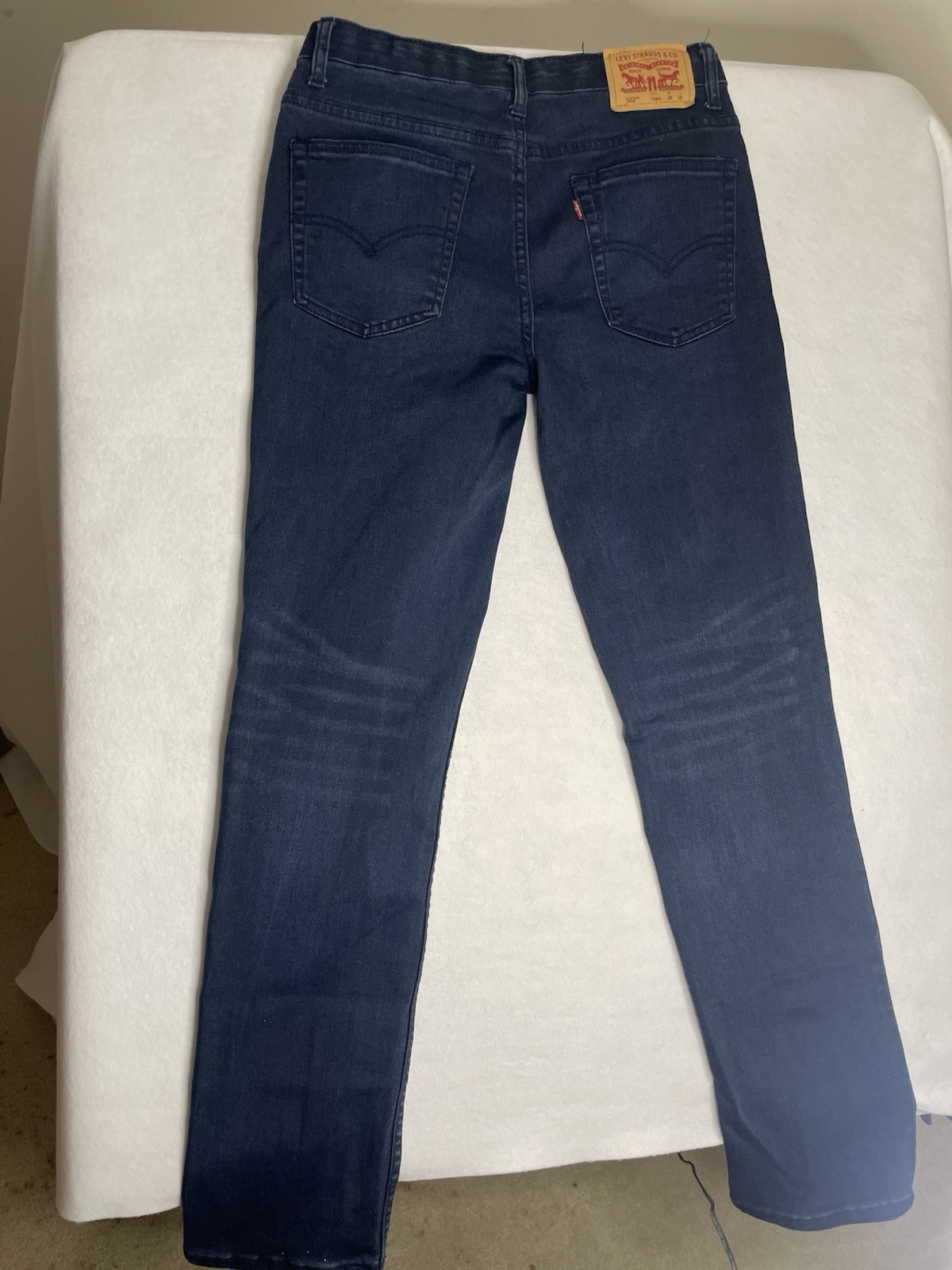 Boys Levi’s 502 Regular Tapered Jeans | Size 16 Reg (28 x 30) | Dark Wash