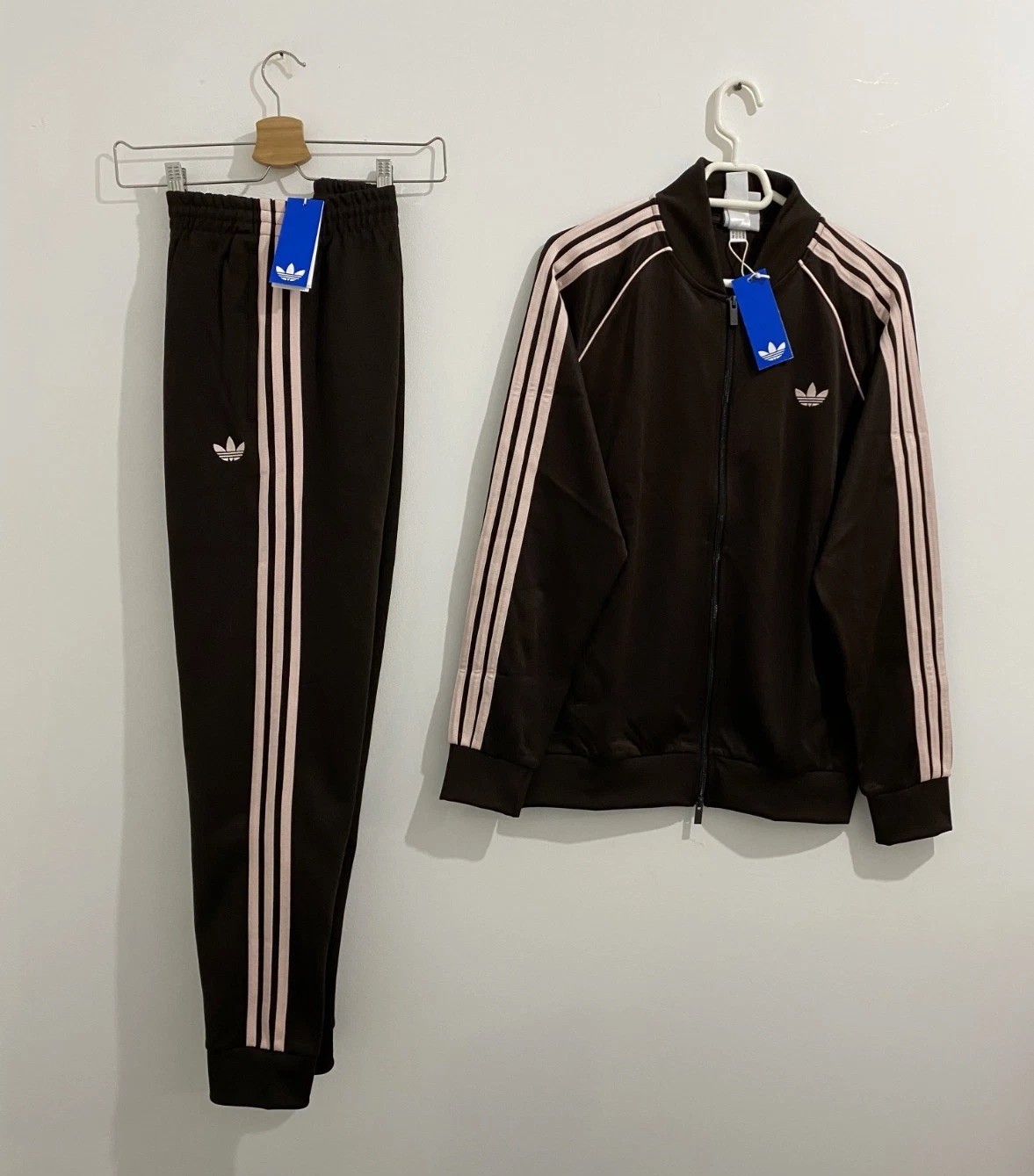 Adidas Originals Classics Superstar Tracksuit Aurora Coffee Sandy Pink Size 2XL