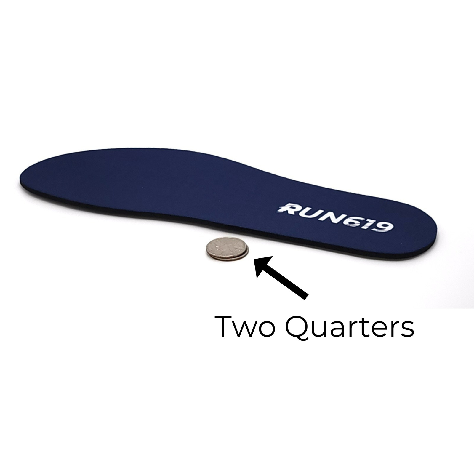 (2 Pack) RUN 619 Shoe Insoles – Manufacturer Cosmetic Blemish / THIN Insoles